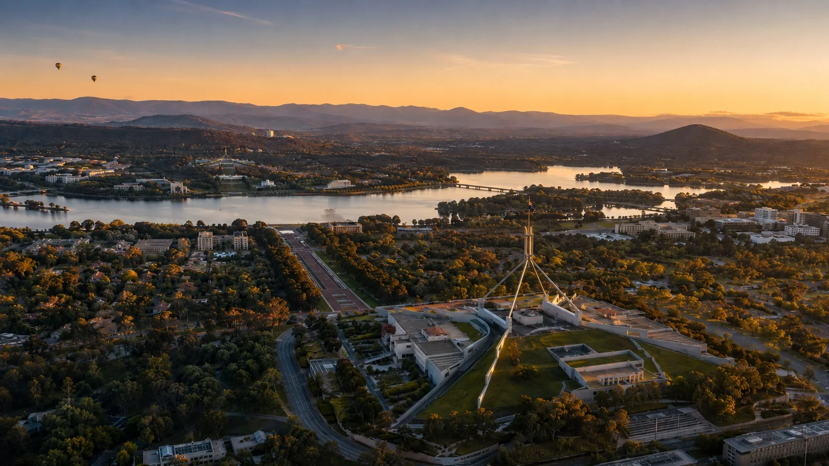 Canberra and Lake Burley Griffin