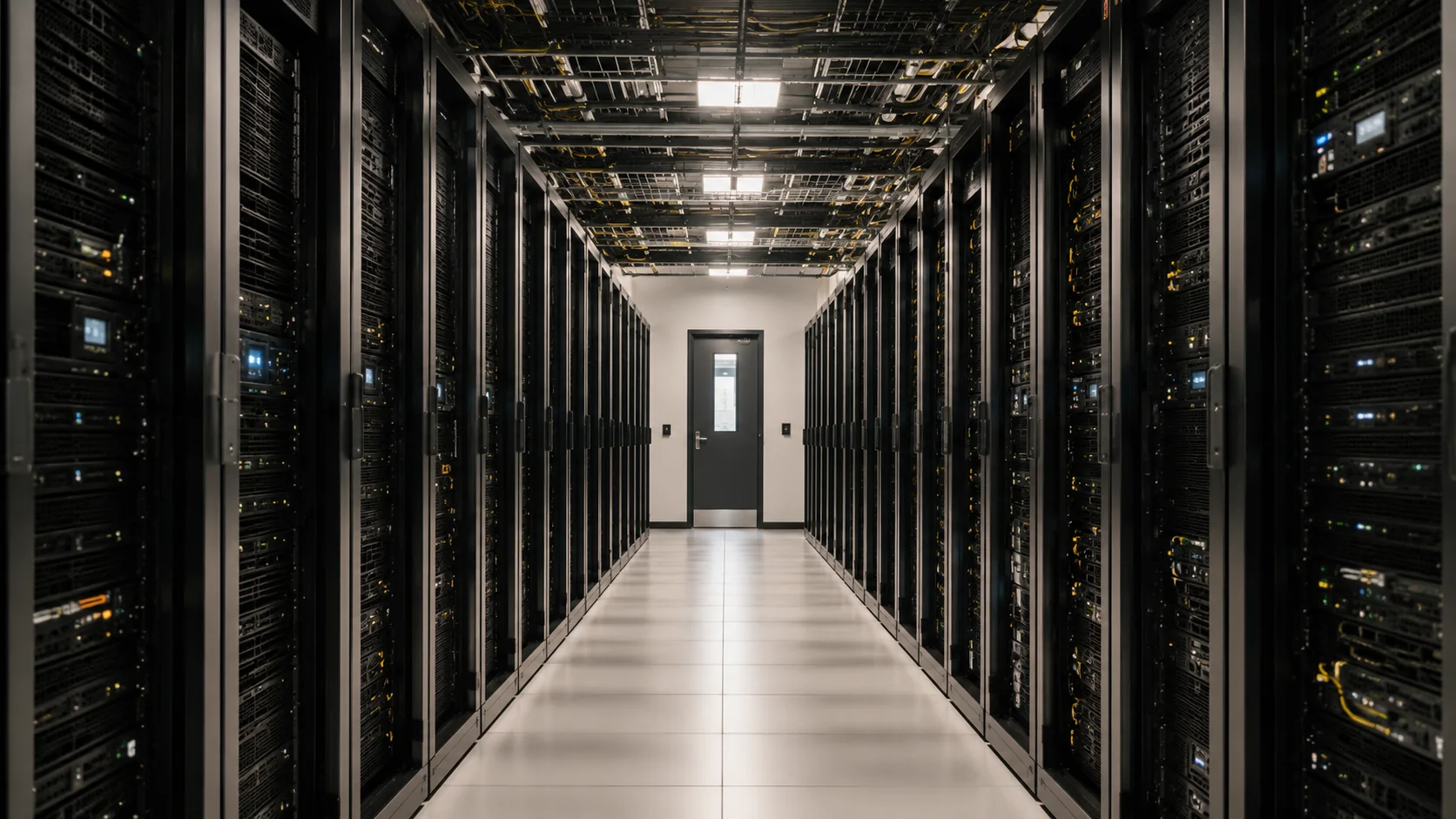 Modern communications and data infrastructure racks